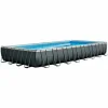 Schwimmbad Rechteckiges Intex 975×488 Cm Oberirdisch Farbe Grau 26374NP | Grau 19